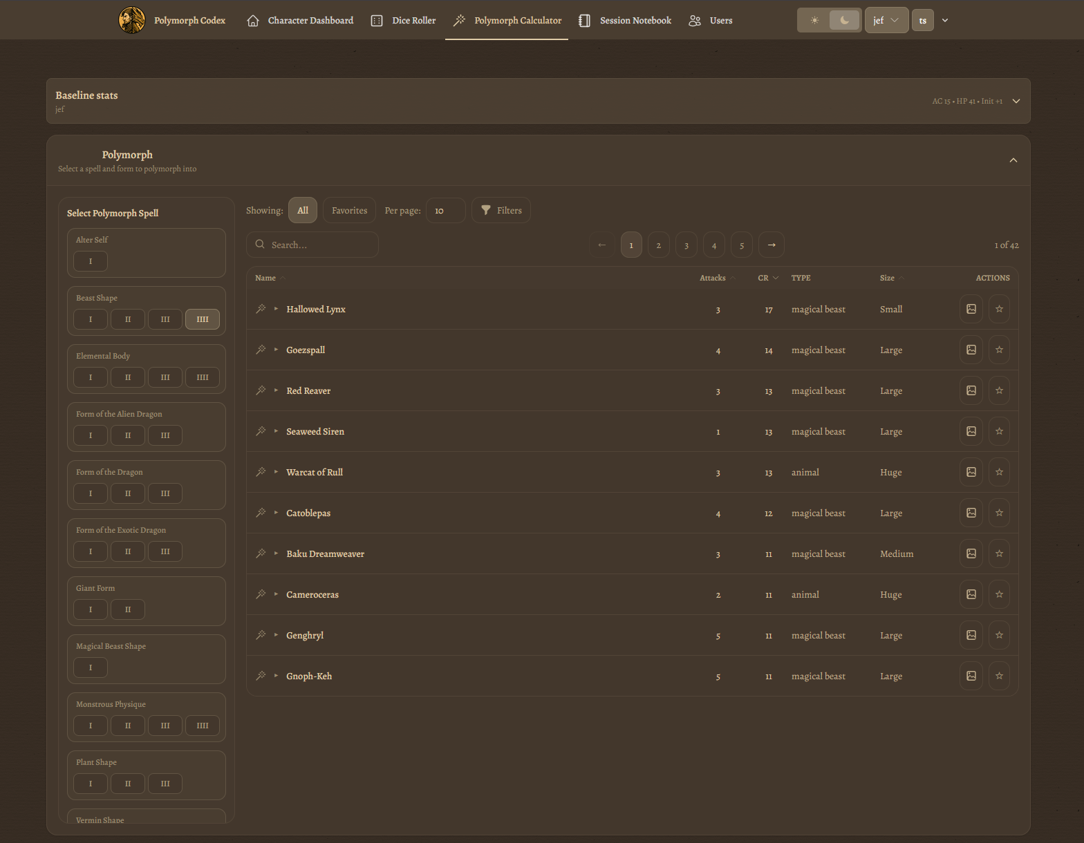 Preview image of the Polymorph Codex project